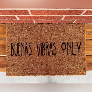 Coir Doormat - Buenas Vibras Only